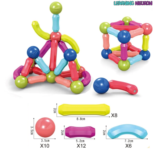 Magnetic Blocks (Intelligent Magnetic Construction Set For Brain Development)