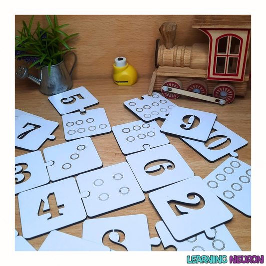 Number Matching Puzzle Set